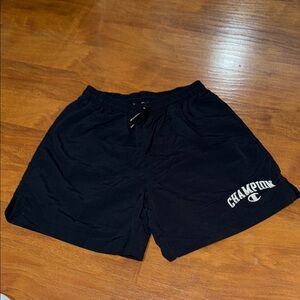 Champion Men's Athletic Black Workout 5” running Shorts Small